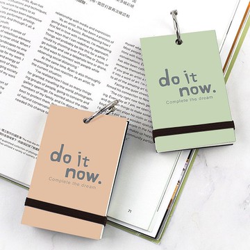 Chuyu 寬版單字本(方格5*5)/單詞學習/便條本/80張-do it now