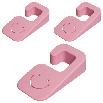 aguard 可掛式微笑門檔  粉色  3個