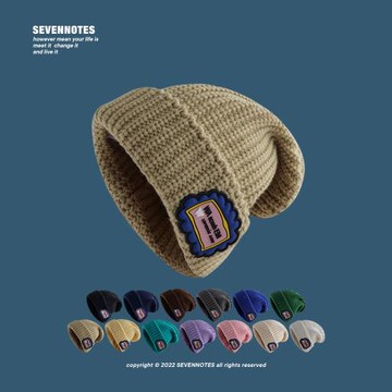 寬松女ins保暖堆堆帽秋冬大頭圍