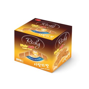 瑞奇 爆漿捲心三兄弟香草風味440G