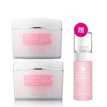 妍霓絲極肌潤玫瑰花瓣保濕晶凍300mlX2贈玫瑰舒緩保濕噴霧50mlx1入