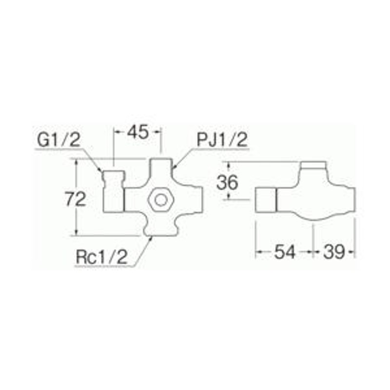 三栄水栓[SANEI]【V2221LA-X3-13】分岐止水栓本体[共用形] 配管用品 給水・給湯用架橋ポリエチレン管 通販  LINEポイント最大0.5%GET LINEショッピング