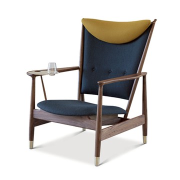 The Whisky Chair 威士忌主人椅（沙黃 / 暗藍綠）