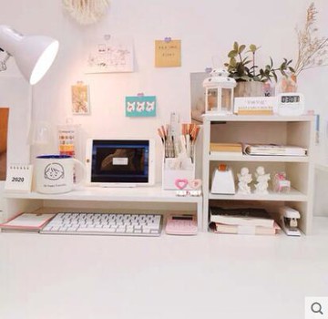 【可開發票】桌面收納 置物墊高屏幕架子辦公室顯示器底座臺式電腦增高架