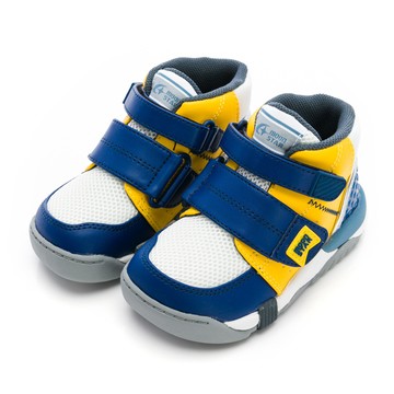 地表最強護足穩步機能童鞋-藍黃