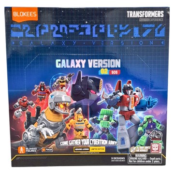 BLOKEES 布魯可 變形金剛 可動積木公仔群星版第二彈 10歲以上 9個  1盒