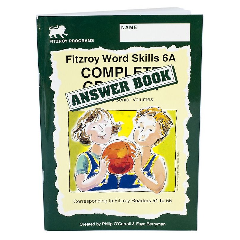 Fitzroy Workbook 6A Answers