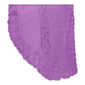 【LONDEE龍笛】花樣鏤空毛海披肩