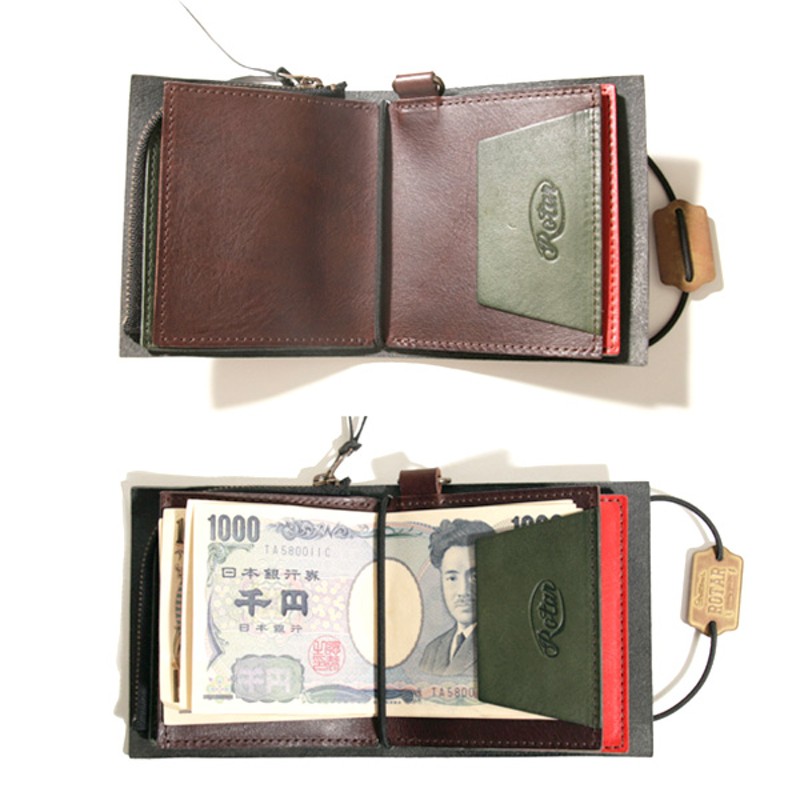 ROTAR（ローター）】Leather band wallet 財布 レザーウォレット 