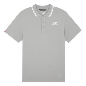 New Balance Short Sleeve Polo Shirt 'Grey'