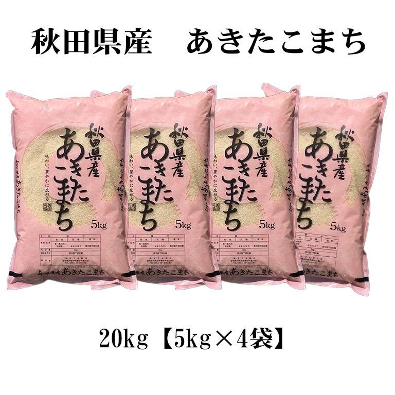 新米 お米 20kg 送料無料 白米 あきたこまち 秋田小町 5kg×4袋 秋田県産 令和5年産  20キロ 食品 北海道・沖縄は追加送料 お得