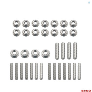 Crtw SBC 油底殼螺柱套件螺栓不銹鋼套件更換雪佛蘭 283 327 350 400 小塊