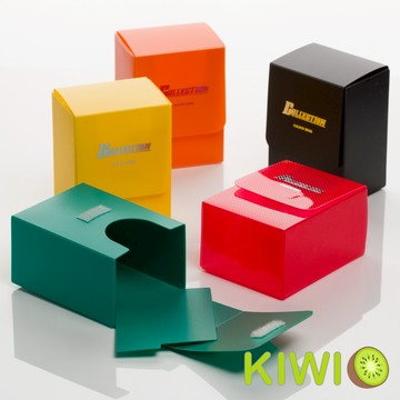 KIWI 🥝 PTCG RSS 卡盒 素色 透明 直式 標準 塑膠卡盒 牌盒 附隔板 適用寶可夢
