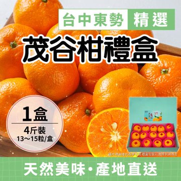 【家購網嚴選】台中東勢茂谷柑 4斤x2盒 精選(13~15粒/盒)