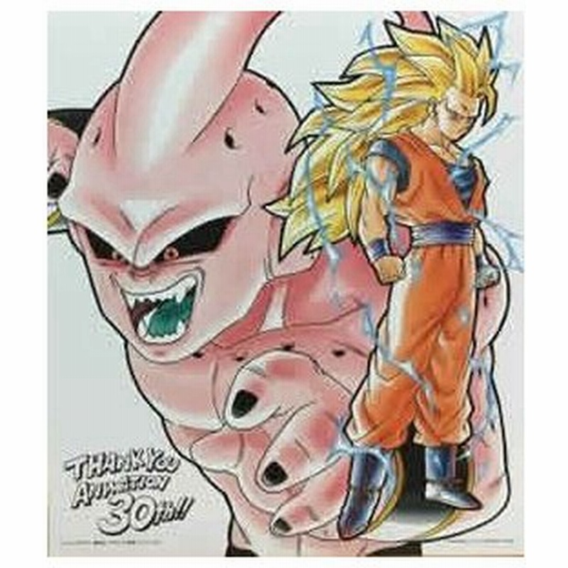 ドラゴンボール 30th 1 スーパーサイヤ人3孫悟空 色紙 魔人ブウ 数量限定 特売 色紙