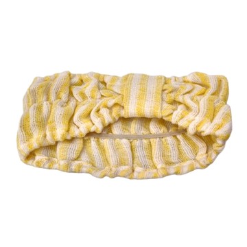 Imabari Towel 今治毛巾 有機匹馬棉 可機洗髮帶 黃色  1個