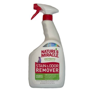 NATURE'S MIRACLE 自然奇蹟 8in1 活氧酵素去漬除臭噴劑 適用於地毯、硬地板 寵物友好  946ml  1瓶