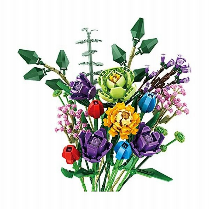 Yamix 99ピース 鉢植え花 組み立てブロック 17花 Diy人工ブーケ 組み立てブロック おもちゃ レゴ対応 通販 Lineポイント最大0 5 Get Lineショッピング