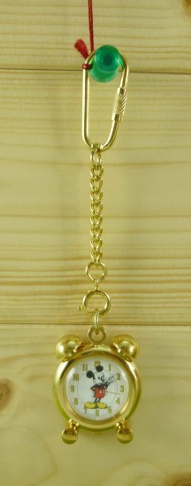 【震撼精品百貨】米奇/米妮_Micky Mouse~匙圈錶-圓形錶面-金色【共1款】