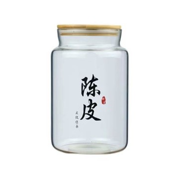 玻璃陳皮儲存罐青柑藥物儲物罐高硼硅茶葉密封罐五谷雜糧收納罐子