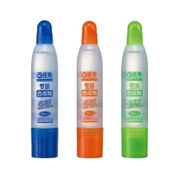 【雄獅SIMBALION】DHG50 50ml 雙頭合成糊/膠水(1盒24瓶)