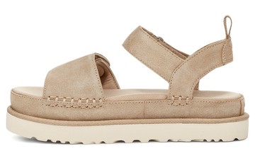 WMNS GOLDENSTAR PLATFROM SANDAL SAND