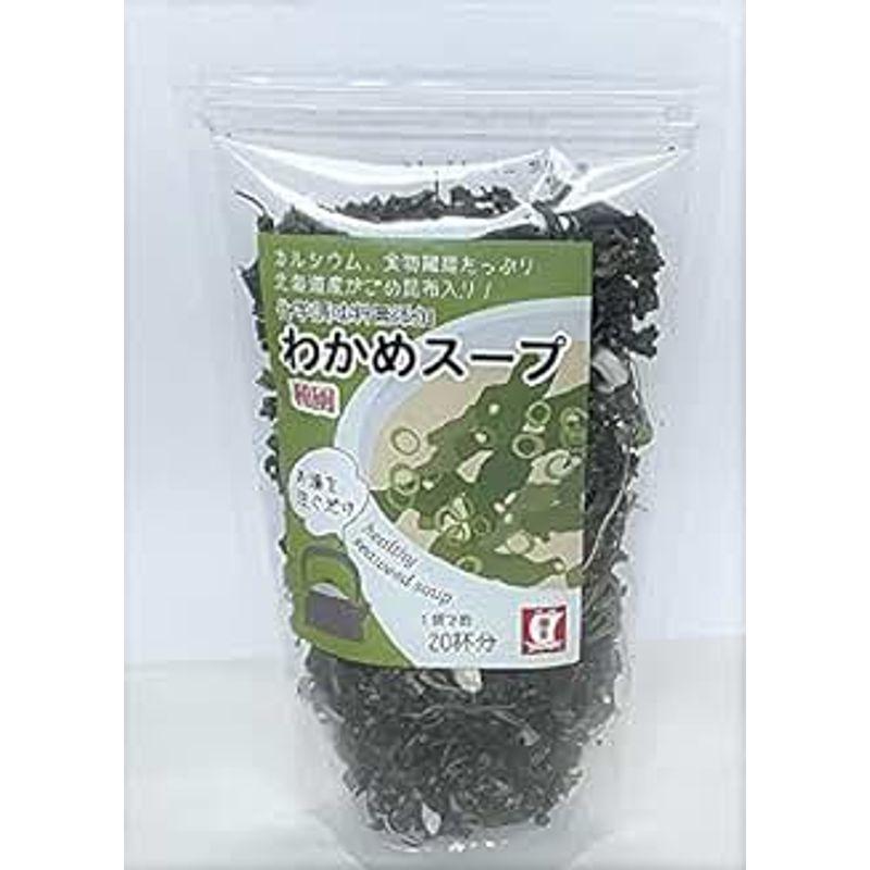 潮宝食品 化学調味料無添加和風わかめスープ 80g