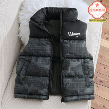 【加厚保暖】兒童馬甲 羽絨棉馬甲 保暖背心 秋冬外套 立領設計 防風防寒 男女童通用 中大童外穿