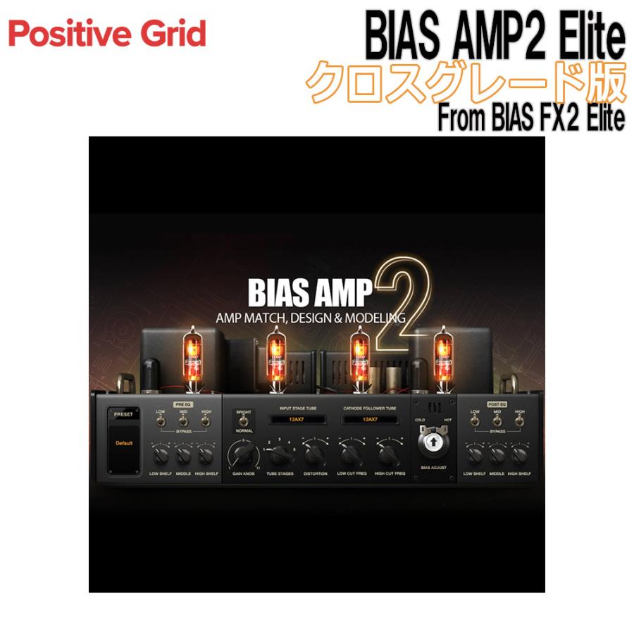 [特価 2023 12 24迄] Positive Grid BIAS AMP2 Elite CG版 From BIAS FX2 Elite [メール納品 代引き不可]