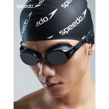 Speedo近視泳鏡大框男女高清防霧防水帶度數的游泳眼鏡近視游泳鏡