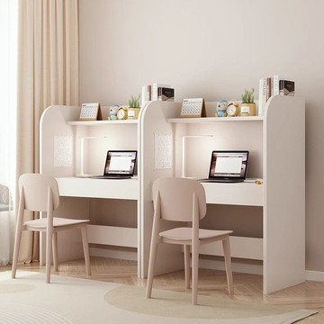 自習室學習桌學生桌子簡約單人桌椅隔斷書桌考研沉浸大學生電腦桌 c8073