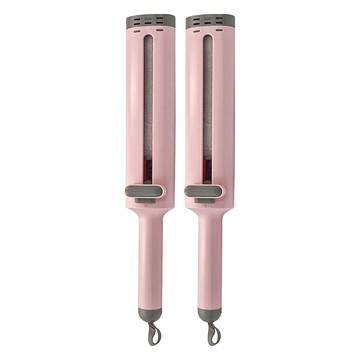 FAmILyLIFE 生活 免髒手360度萬向小拖把 YG-213-PI 櫻花粉 180g  16 x 5.7 x 45.5cm  2支