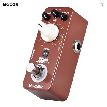 Mooer PURE Octave 迷你八度吉他效果踏板 11 種八度模式 True Bypass 全金屬外殼