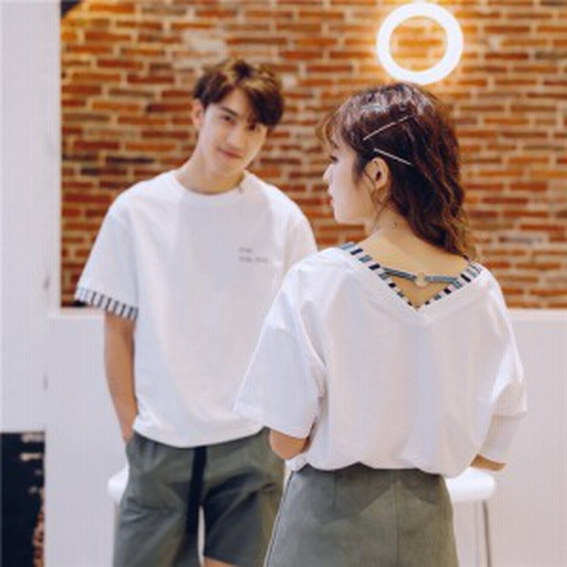 ペアルック Tシャツ 可愛い ペアルック カップル トップス 大きい サイズ Tシャツ ペア カップル 服 おしゃれ カップル ペア Tシャツ お 通販 Lineポイント最大1 0 Get Lineショッピング