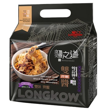 龍口 麵之道 雙醬拌麵 115g  4包