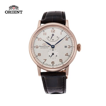 ORIENT STAR 東方之星 HERITAGE GOTHIC系列 經典復刻款 皮帶款 RE-AW0003S 玫瑰金-38.7mm