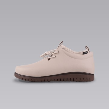 XpreSole® 全天候防水咖啡靴-香草拿鐵小杯 女生US06