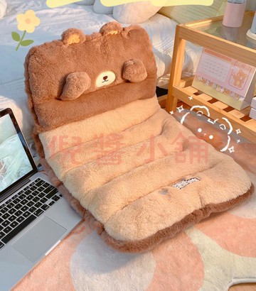 椅子坐墊靠背一體辦公室座椅靠墊久坐宿舍可愛椅墊座墊【倪醬小鋪】