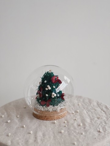 【永生玫瑰花玻璃球】• 情人節禮物/生日禮物/永生花/永生玫瑰花