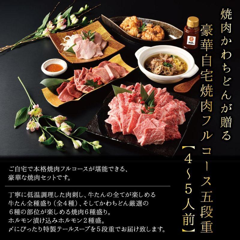 ５段重 焼肉フルコースセット 焼肉コース セット （4?5人前） フルコース ギフト 熨斗対応可 国産 和牛 高級 贈り物 焼肉 牛タン