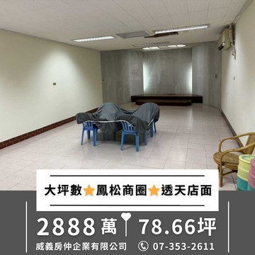 【承辦專員】鳳山車站旁大坪數鳳松商圈透天店面｜高雄市鳳山區鳳松路