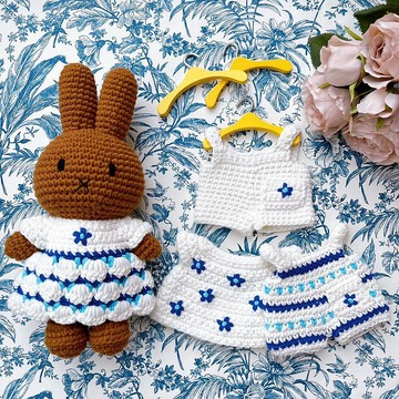 荷蘭 Just Dutch | 手工編織 衣服 Miffy Melanie Boris 台夫特藍