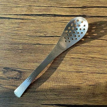 ［拾憩］日本 Nagomi 304不鏽鋼鎚目瀝汁濾匙 實用方便 燕三條 有洞湯匙 過濾勺 濾網勺 漏勺 撈杓 網勺