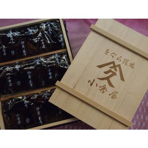 小倉屋昆布　塩昆布（昆布佃煮）　松茸昆布　400g　贈答品・ギフト