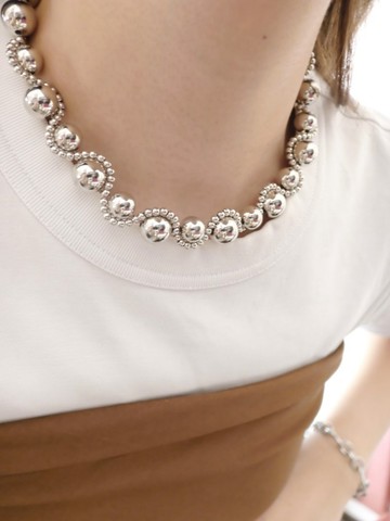 Ami kune necklace silver