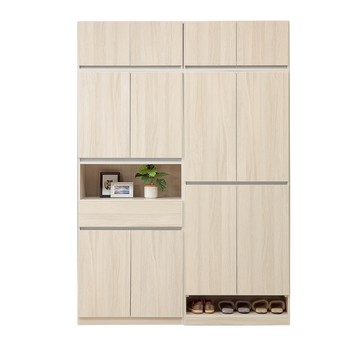 直人木業-DORIS現代風高被櫥鞋櫃組160公分(中空80公分+四門80公分)