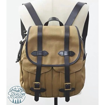Folklore Classic 70262 復古油蠟重磅帆布後背包 三色 Rucksack Filson 參考