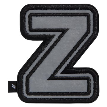 LOJEL 羅傑造型貼紙反光材質版本 PSN-LP-RV - Z 黑白 行李箱裝飾  1個