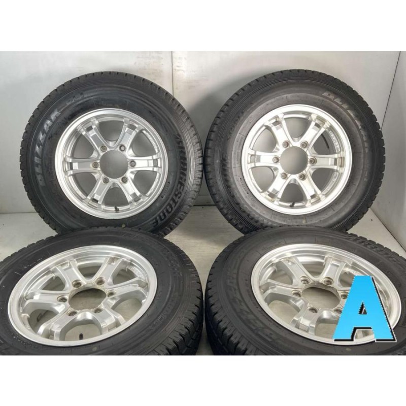 中古タイヤ スタッドレスタイヤ ホイールセット 4本セット 195/80R15 ...