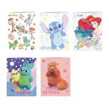 迪士尼Disney 6層文件夾(隨機出貨)